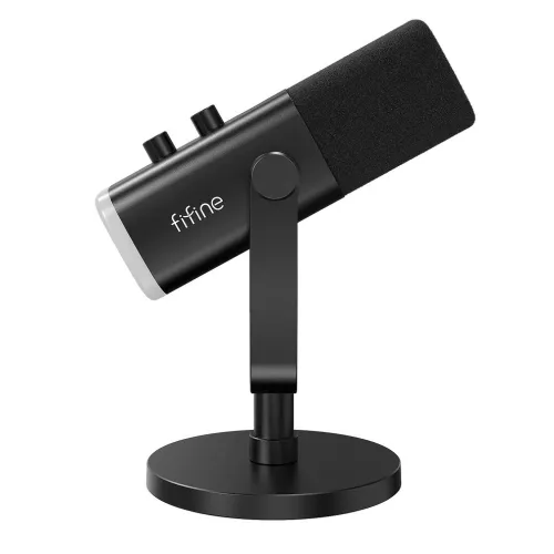 MICROPHONE FIFINE AMPLIGAME AM8 DYNAMIC RGB BLACK
