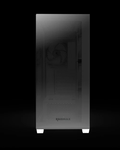 PROMO BOITIER PC GAMING RAIDMAX INFINITA i800 CHROME, 4 Ventilateurs, ARGB