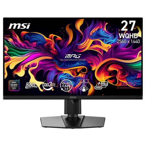 MONITEUR MSI MPG 271QR QD-OLED X50 26.5" - QHD 2.5K, 500HZ