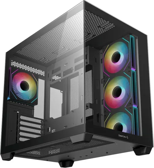 BOITIER PC GAMING DeepCool CG530 4F NOIR, 4 ventilateurs, ARGB