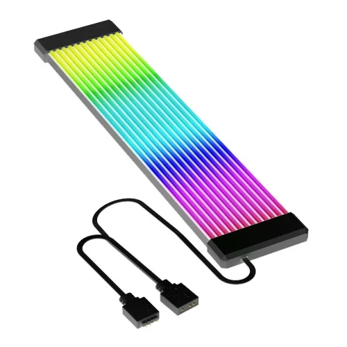 CABLE EXTENSION JUNGLE LEOPARD ARGB 24PIN BLACK