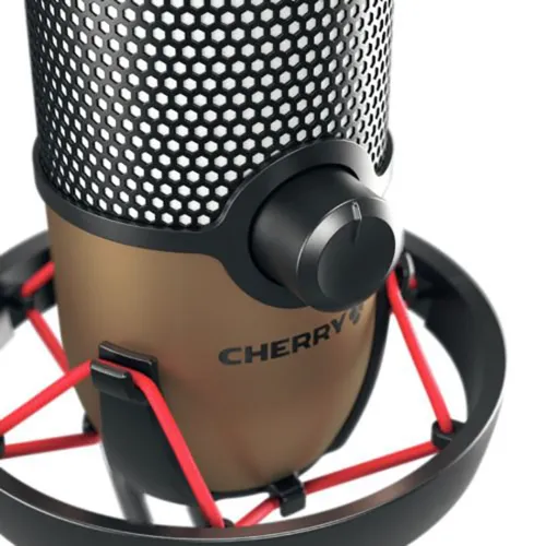 Microphone gaming Cherry UM 9.0 Pro, USB, RGB, pour PC, PS5, PS4, Mac, idéal pour le streaming, les podcasts et voice-overs