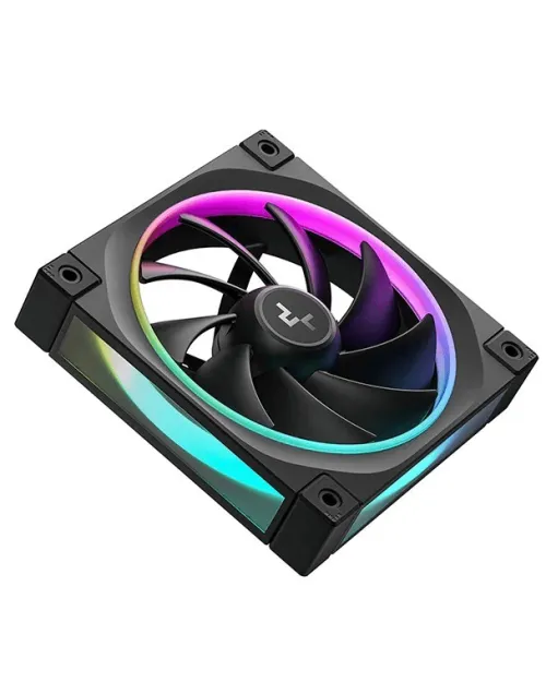 VENTILATEUR DE BOITIER DeepCool FL12 3 en 1 NOIR ARGB, 120 mm