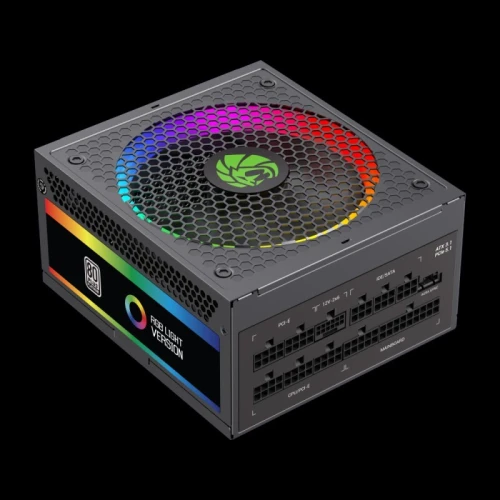 ALIMENTATION GAMEMAX RGB SMART 1300W, ATX3.0/3.1, PCIe5.0/5.1, 80PLUS PLATINUM NOIR