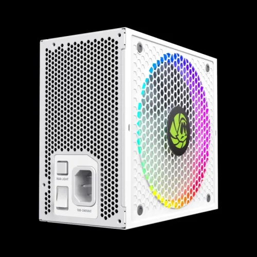 ALIMENTATION GAMEMAX RGB SMART 1050W PRO, ATX3.1, PCIe5.1, 80PLUS GOLD BLANC