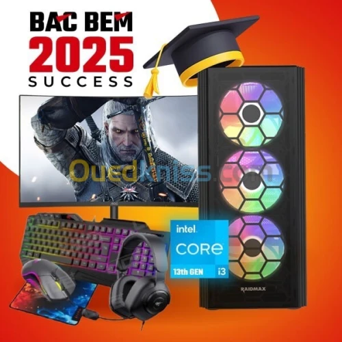 PROMO BEM BAC GAMING PC INTEL I3 13100F + MONITOR AOC 27B1H2 + COMBO HAVIT KB4236