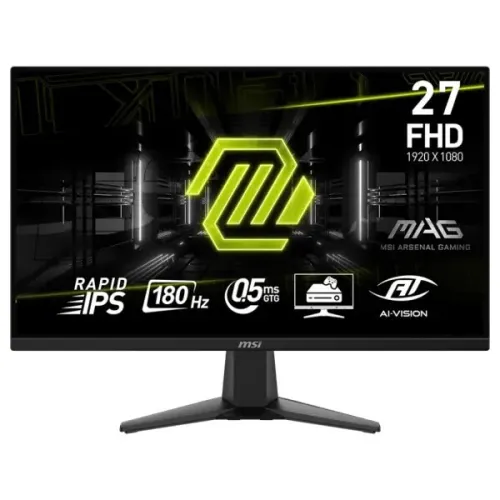 MSI MAG G275F 27" - Full HD 1080p, 180Hz, Rapid IPS, 0.5ms, Adaptive-Sync