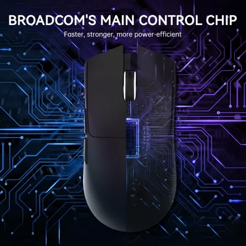 SOURIS GAMING SANS FIL ATTACK SHARK X11 NOIR avec station de charge RGB, triple mode (2,4 GHz/USB-C filaire/BT), 22 000 DPI, capteur optique PAW3311