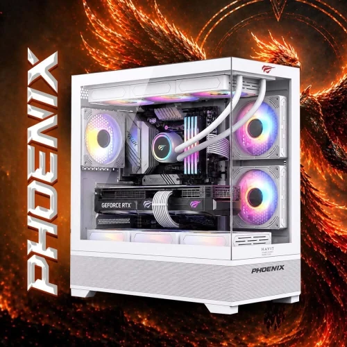 CONFIG PC GAMER PHOENIX AMD RYZEN5 7600X / AIR COOLING ARGB / 16GB DDR5 5600MHZ / B650 / 512GB SSD M.2 / RTX 5060 TI 16GB / 700W / 3X ARGB FANS