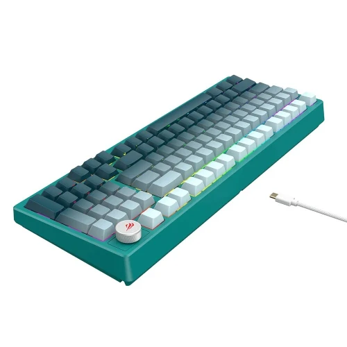 CLAVIER GAMING MÉCANIQUE HAVIT KB899L - RGB Backlit, Red Switches, 97 Keys