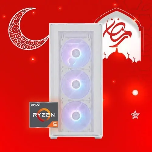 PROMO RAMADAN Pc Gamer AMD RYZEN5 5650G / 8GB DDR4 3200MHZ / B550 / 256GB SSD / 650W / 4X ARGB FANS
