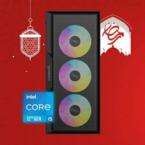 PROMO RAMADAN Pc Gamer INTEL I5 12400F / 16GB (2x8GB) DDR4 3200MHZ / H610 / 256GB SSD / RTX 3050 6GB / 600W / 4X ARGB FANS