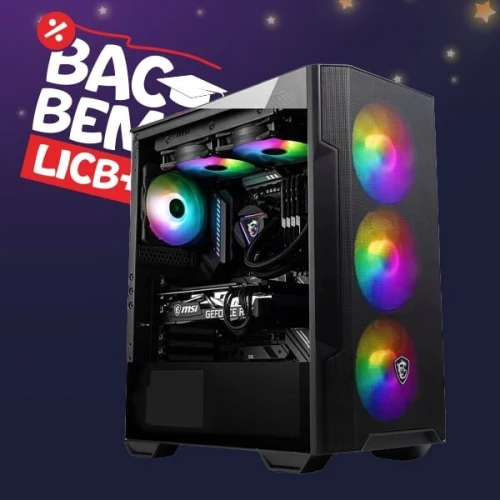 PROMO BAC BEM CONFIG PC GAMER RAPTOR INTEL I5 12400F | RTX 5060 | 16GB RAM | 240GB SSD + CADEAU !