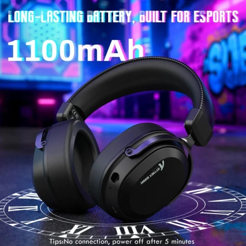 CASQUE GAMING SANS FIL ATTACK SHARK L30PRO NOIR, 3 modes (2,4 GHz/Bluetooth/filaire) pour PC/PS5/XBOX/SWITCH/MOBILE