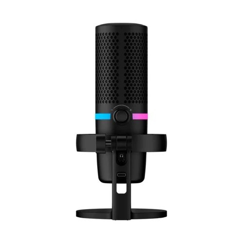 Microphone gaming HyperX DuoCast, USB, RGB, pour PC, Mac, PS4, PS5. Idéal pour le jeu, le travail et la création de contenu.