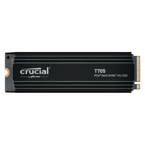 SSD M.2 PCIe 5.0 NVMe crucial T705 2TO - Avec dissipateur thermique