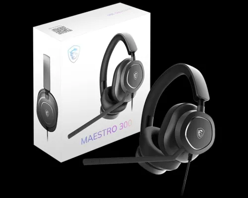 CASQUE GAMING MSI MAESTRO 300 - HAUT-PARLEUR DE 40 MM, POUR PC/MAC/PLAYSTATION/NINTENDO SWITCH/ANDROID ET IOS