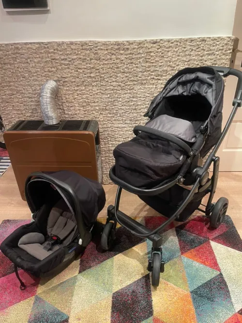 Poussette et siège auto