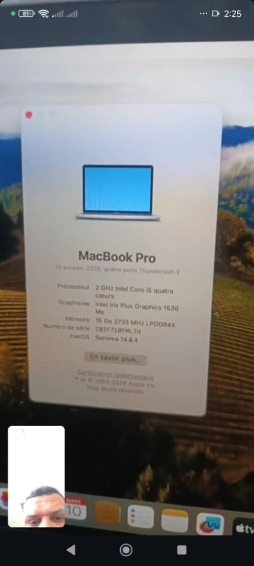 Macbook pro 2020