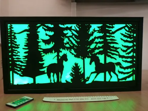 Cadre 3D RGB led