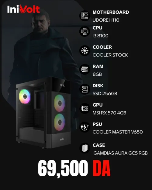 CONFIG PC GAMER ( PROMO ) - I3 8100 - RX 570 4GB