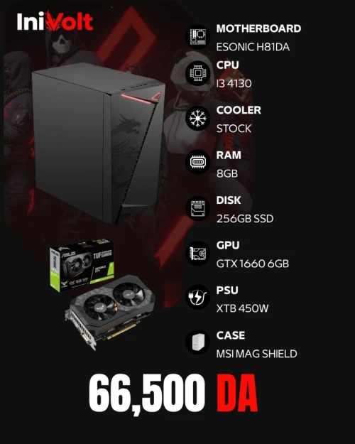 PC SEMI GAMER I3 4130 - GTX 1660 6GB