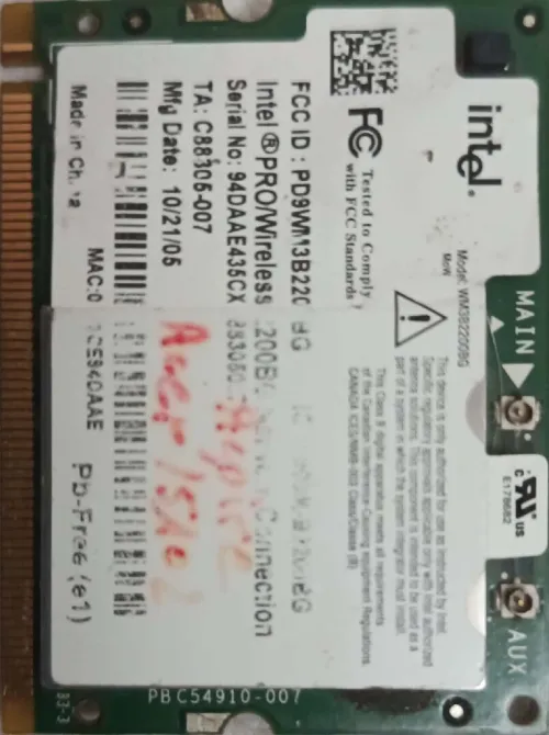 Cartes wifi pc portable