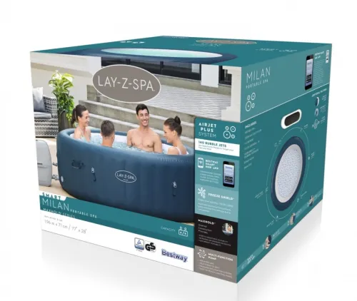 Lay-Z-Spa Milan Jacuzzi BESTWAY