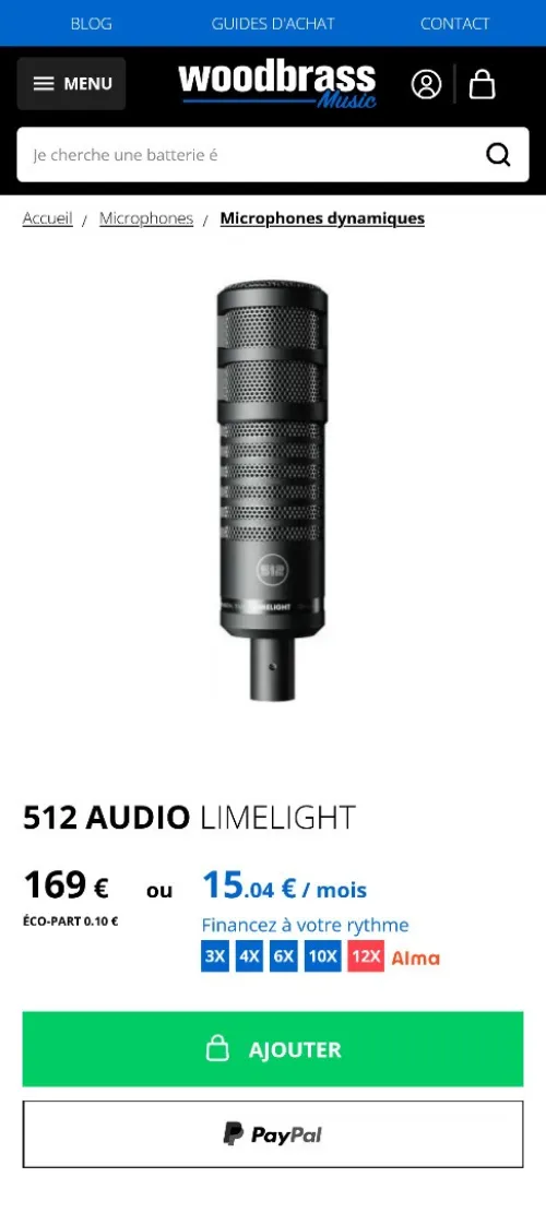Microphone 512 Audio Limelight