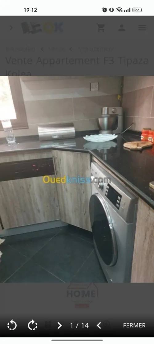 Location Appartement F3 Tipaza Kolea