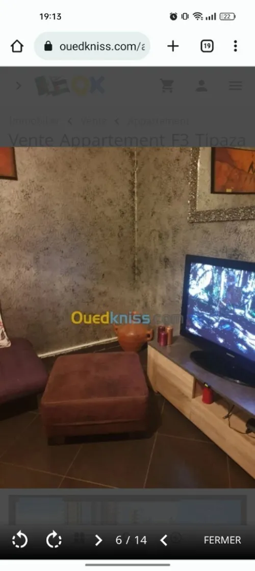 Location Appartement F3 Tipaza Kolea