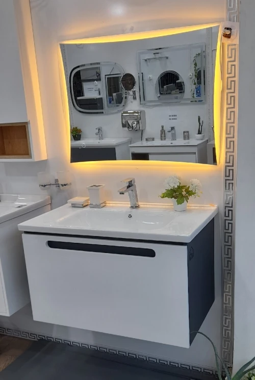 Meuble salle de bain pvc