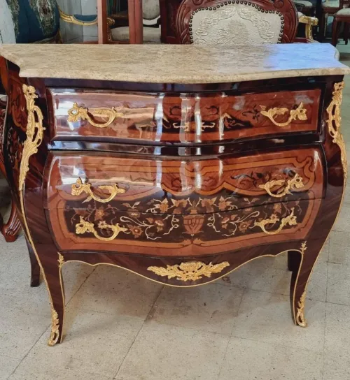 Commode authentique en bois de rose 