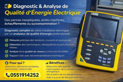 analyseur de réseau et de qualité dénergie