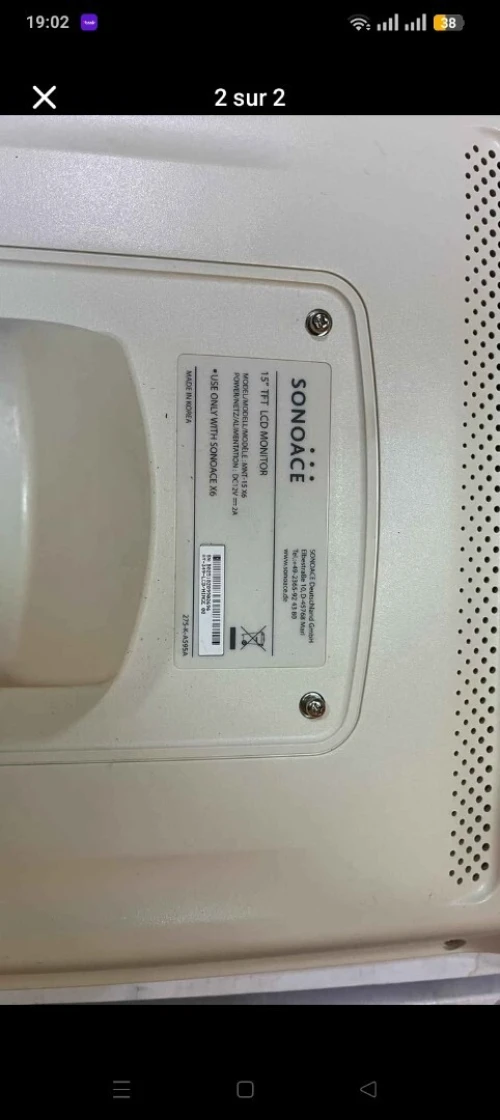 Moniteur d'échographie 