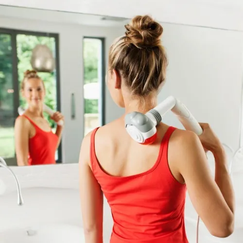 Appareil de massage vibrant à bras flexible infrarouge Medisana