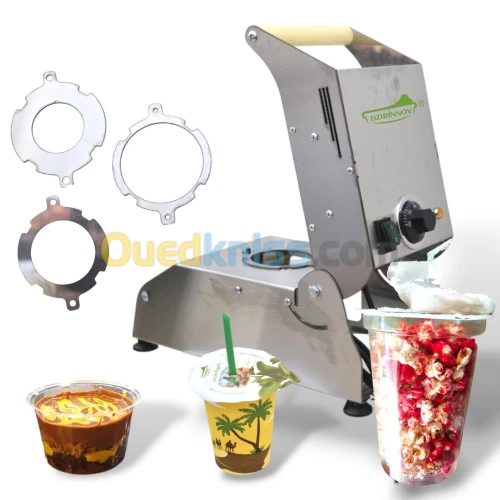 آلة غلق الأكواب machine à fermer les gobelets Operculeuse Goblet et Opercule Papier et aluminium 