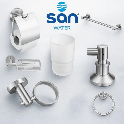 Ensemble Salle de Bain SANWATER 6PCS