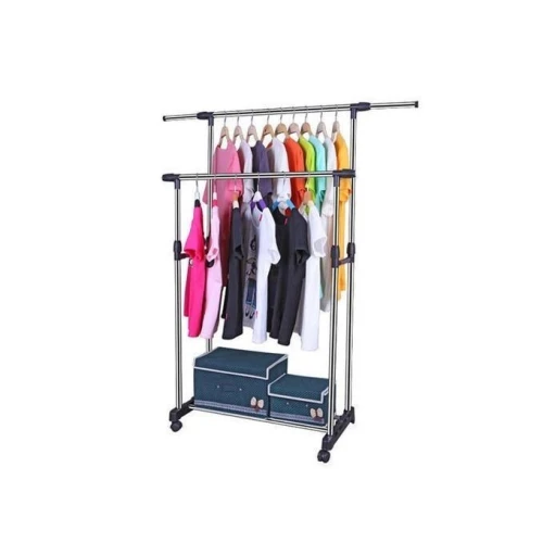 Penderie Tringle À Double Barres inox