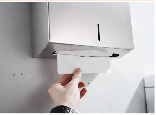 Distributeur de serviettes en papier Acier inoxydable brossé