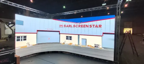curved LED screen P2.6 and P3.91 