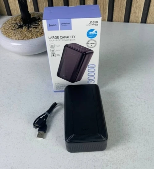Power Bank Hoco J165B 10W (30,000mAh) - باور بانك بسعة 30,000 مللي أمبير
