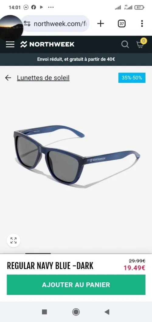 Lunette soleil NORTHWEEK