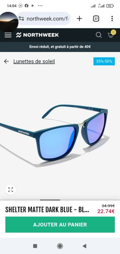 Lunette soleil NORTHWEEK