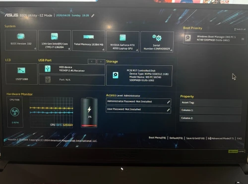 ASUS TUF Gaming F17 RTX 4050