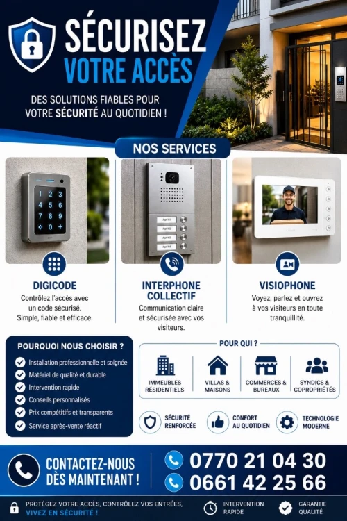 Installation D4 Interphone collectif