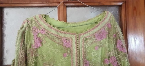 Kaftan vert mauve