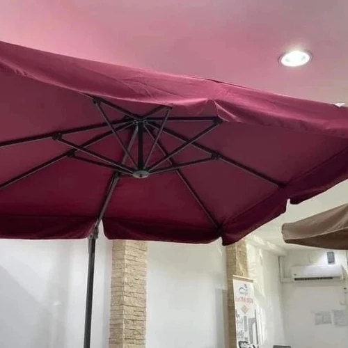 Parasol en Aluminium avec Tissu Haut de Gamme et Design Innovant 3 m X 3 m