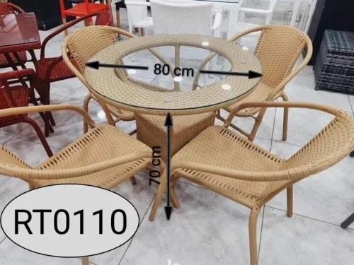 Table ronde 0,80 cm SANS CHAISES Idéale Pour Cafétéria Et Restaurant  تأثيث للمطاعم والكافيتيريات
