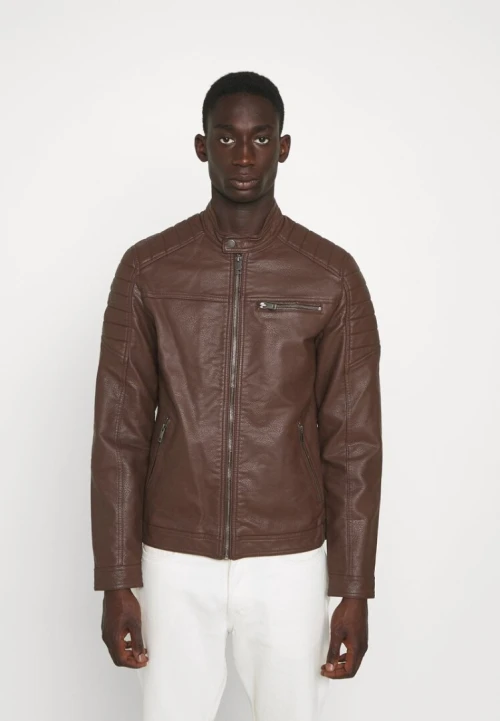 Veste Simili Cuir Originale Marron Tailles Disponibles M - L - XL